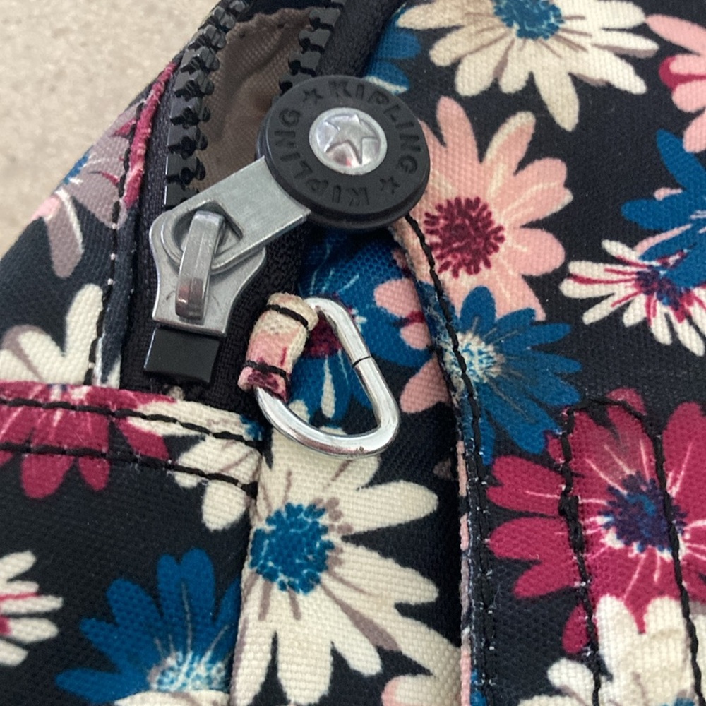 Kipling Backpack, Floral, Multi-Pocket - image 4